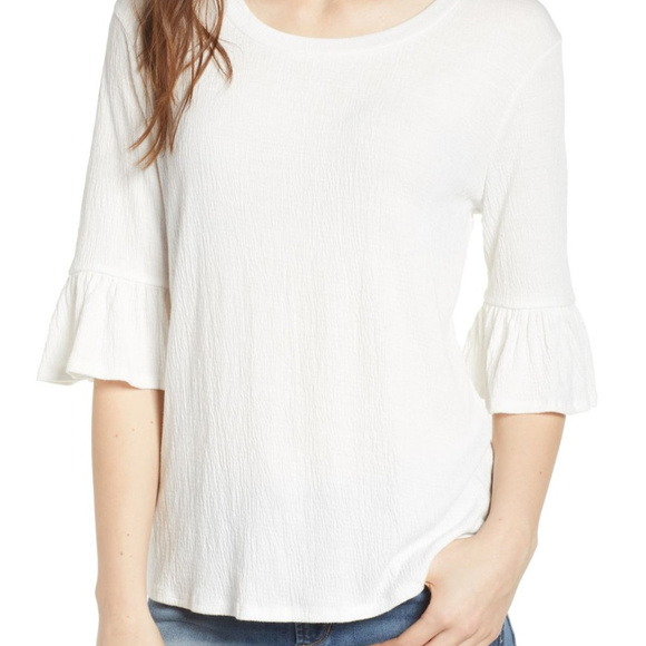 !!! 3 for $25 Ten Sixty Sherman Ruffle Sleeve Top - Picture 1 of 3